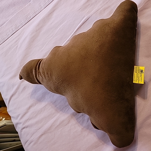 Emoji "Blah Blah Blah" Poop Pillow - Picture 3 of 7
